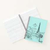 パリカフェノート ノートブック (内部)