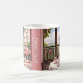 パリカフェパティッセリーデザートケーキコーヒーショップ コーヒーマグカップ (中央)