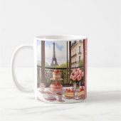 パリカフェパティッセリーデザートケーキコーヒーショップ コーヒーマグカップ (左)