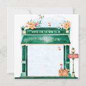 パリカフェブランジェリーウォーターアドバイスforママ 招待状 (正面)