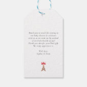 パリカフェブランジェリーウォーターカラーサンキュー ギフトタグ (裏面)