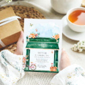 パリカフェブランジェリーウォーターカラーバースデーパーティー 招待状