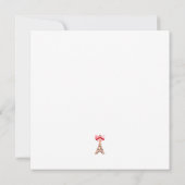 パリカフェブランジェリーウォーターカラーバーストデイパーティー 招待状 (裏面)