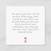 パリカフェブランジェリーウォーターカラーブックベビーE エンクロージャーカード (裏面)