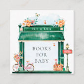 パリカフェブランジェリーウォーターカラーブックベビーE エンクロージャーカード (正面)