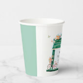 パリカフェブランジェリーウォーターカラーベビーシャワー 紙コップ (右)