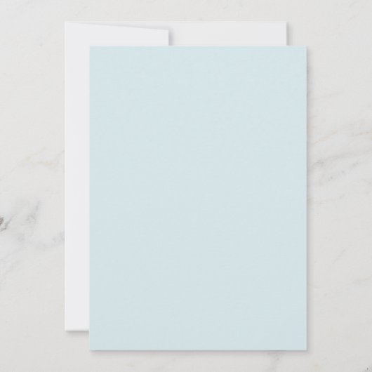 パリカフェベビー又はブライダルシャワーバイメール 招待状 (裏面)