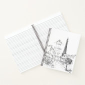 パリカフェ ノートブック (内部)