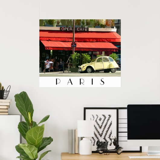 パリカフェ ポスター (ホームオフィス)