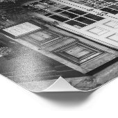 パリカフェ – 白黒 –  フォトプリント            (角)