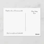 パリカラフルフルーツ市場 ポストカード (裏面)