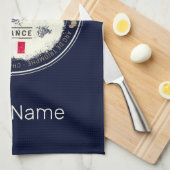 パリキャピタルフランスエッフェルタワーヴィンテージ土産 キッチンタオル (四つ折り)