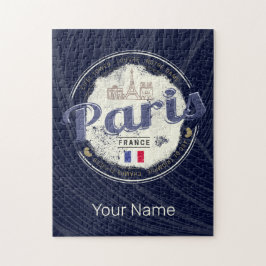 パリキャピタルフランスエッフェルタワーヴィンテージ土産 ジグソーパズル