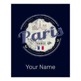 パリキャピタルフランスエッフェルタワーヴィンテージ土産 ポスター