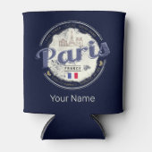 パリキャピタルフランスエッフェルタワーヴィンテージ土産 缶クーラー (正面)