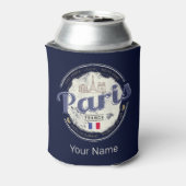 パリキャピタルフランスエッフェルタワーヴィンテージ土産 缶クーラー (缶裏面)