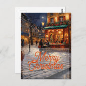 パリクリスマスアート ポストカード (正面/裏面)