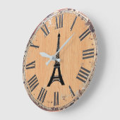 パリクロック ラージ壁時計 (傾斜)