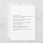 パリクールの猫たち 招待状 (裏面)