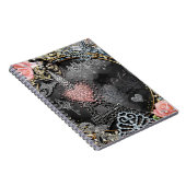 パリグラマーきらきら光るスパークルフランスガーリートレンディー ノートブック (右側)