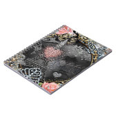 パリグラマーきらきら光るスパークルフランスガーリートレンディー ノートブック (左側)