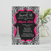 パリグラム·Sweet sixteen·バースデー·パーティーの招待 招待状 (スタンド正面)