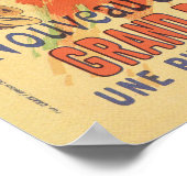 パリグランプリのヴィンテージポスター ポスター (角)