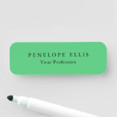 パリグリーンユニークオリジナルクラシカルプロフェッショナル 名札 (インサイチュ)