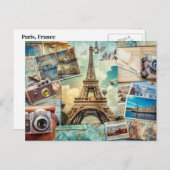 パリコラージュ葉書 ポストカード (正面/裏面)