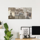 パリコラージュ ポスター (ホームオフィス)