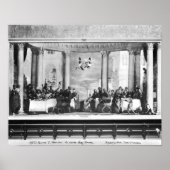 パリサイ人シモンの家での食事2 ポスター (正面)