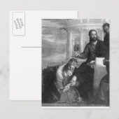 パリサイ人シモンの家での食事 ポストカード (正面/裏面)