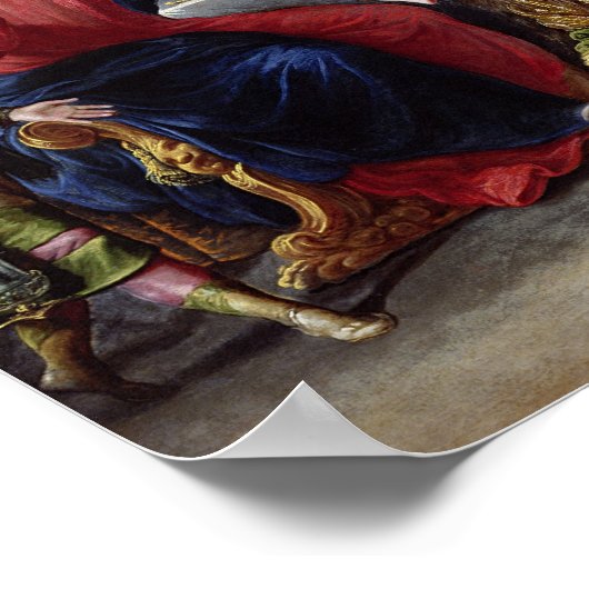 パリサイ人シモンの家のキリスト ポスター (角)