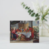 パリサイ人シモンの家のキリスト ポストカード (スタンド正面)