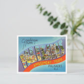 パリサデス遊園地パレサデスからの挨拶 ポストカード (スタンド正面)