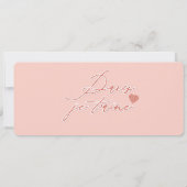 パリサプライズボーディングパスバケーションギフトチケット 招待状 (裏面)