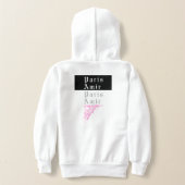 パリサミルブラックストリップフード付きスウェットシャツ (レイダウン裏面)