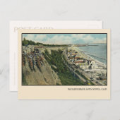 パリサードビーチ、カリフォルニア州サンタモニカ。1931ヴィンテージ ポストカード (正面/裏面)