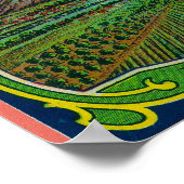 パリサードピーチラベル ポスター (角)