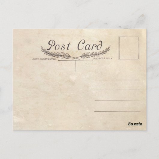 パリザエッフェルタワー抽象芸術油絵 ポストカード (裏面)