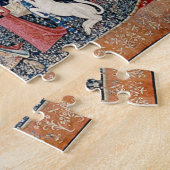 パリザレディーアンドユニコーン中世パズル ジグソーパズル (側面)