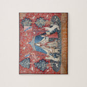 パリザレディーアンドユニコーン中世パズル ジグソーパズル (縦)