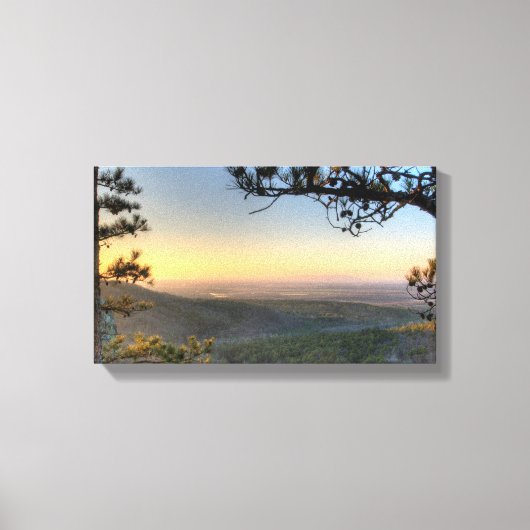 パリザードオーバーフロープティジャン州パークアーカンソー キャンバスプリント (正面)