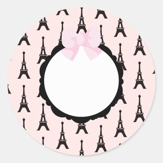 パリシックなステッカー ラウンドシール (正面)