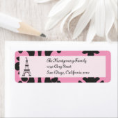 パリシック差出人住所ラベル ラベル (インサイチュ)