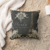 パリシティオブラブエッフェルタワーシャルボードフローラ クッション (ブランケット)