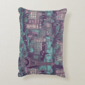 パリシティスケープinアクアヴィンテージデザイン アクセントクッション (裏面(縦))