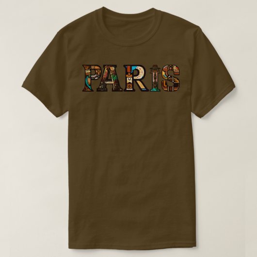 パリシティトラベルスタイル Tシャツ (デザイン正面)
