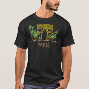 パリシティフランスお土産男性へギフト女性_6 Tシャツ