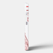 パリシーンアンドピンクフラワーズカスタム Case-Mate iPhoneケース (裏面 / 左)